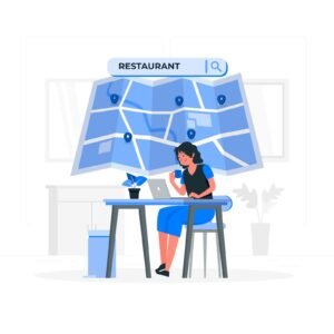 Searching Restaurant On Maps X