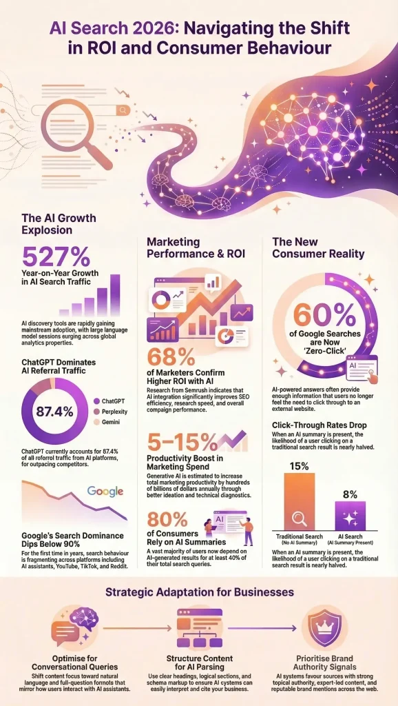 AI Search Market Shift PredictaDigital X